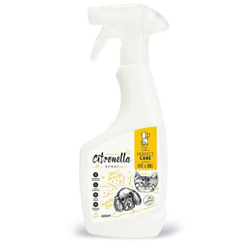 Απωθητική λοσιόν σιτρονέλα σκύλων γατών 500ml - Φυσική προστασία από έντομα