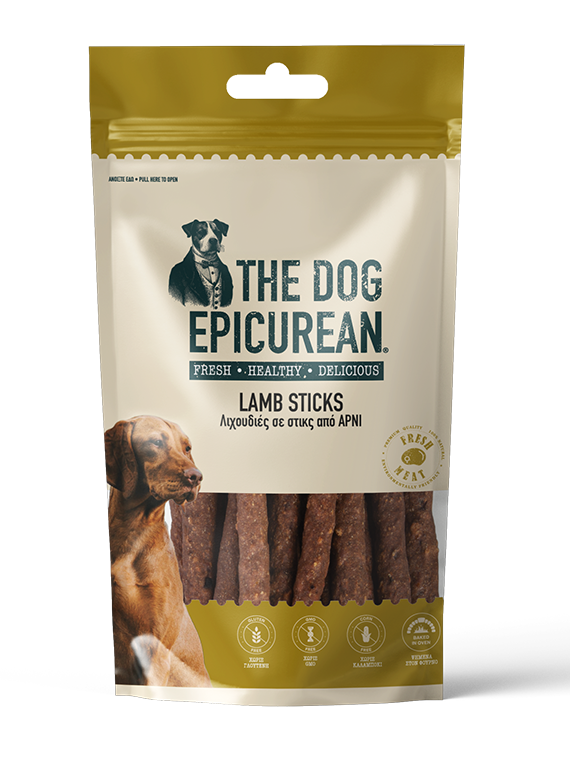 The Dog Epicurean Lamb Sticks 100gr Λιχουδιές Σκύλου Αρνί