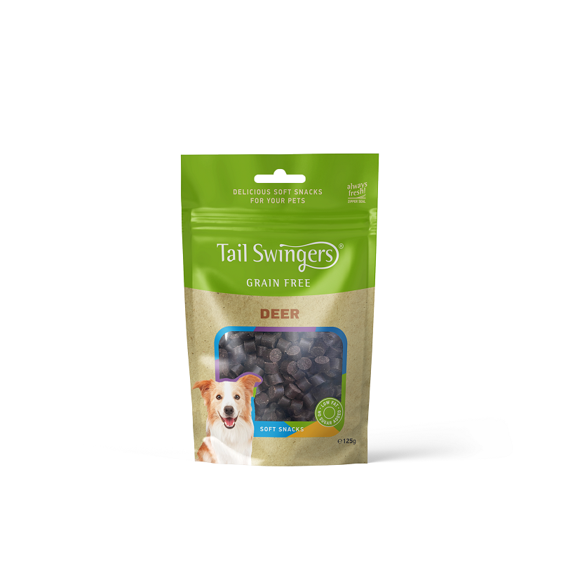 Λιχουδιές Σκύλου Tailswingers Grain Free Deer Semi Moist 125gr