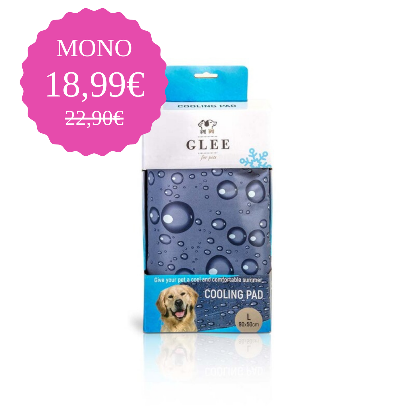 GLEE Στρωματάκι δροσιάς Γκρι