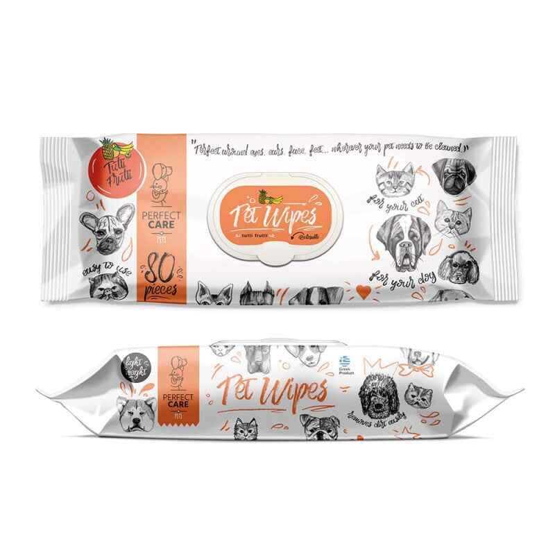 Υγρά Μαντηλάκια Tutti Frutti 80τμχ
