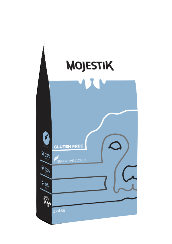 Mojsetik GLUTEN FREE SENSITIVE Ενήλικα Σκυλιά με ευαισθησίες