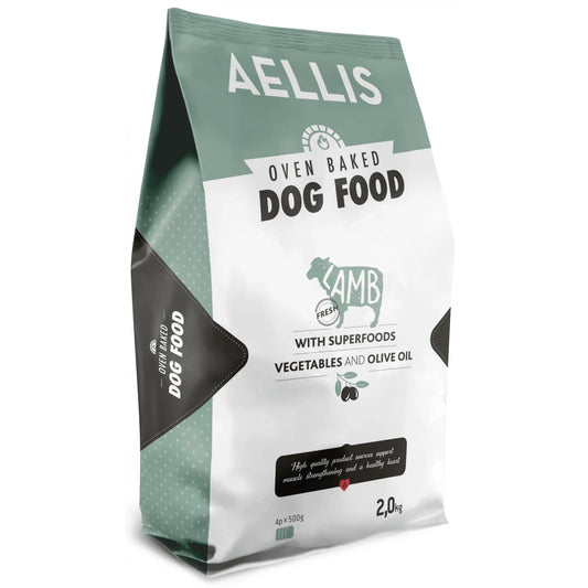 AELLIS Φουρνισμένη Τροφή Ενήλικου Σκύλου OVEN BAKED Φρέσκο Αρνί - Dogful