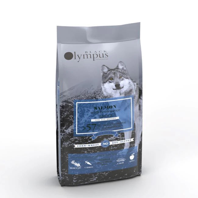 Black Olympus Low Grain για Ενήλικους Σκύλους με Σολομό και Καστανό Ρύζι 2kg