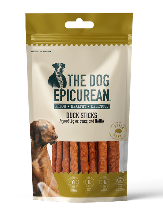 The Dog Epicurean Duck Sticks Λιχουδιές Σκύλου Πάπια 100gr