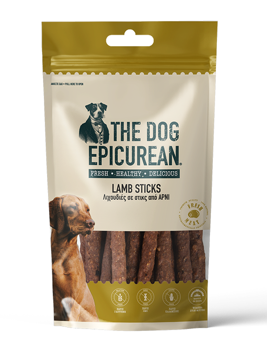 The Dog Epicurean Lamb Sticks 100gr Λιχουδιές Σκύλου Αρνί
