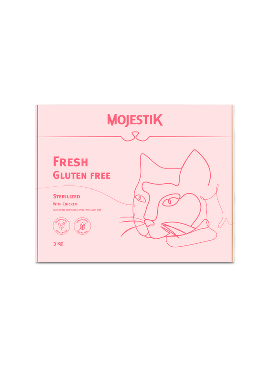 Mojestik FRESH STERILIZED Ενήλικες Στειρωμένες Γάτες 3kg