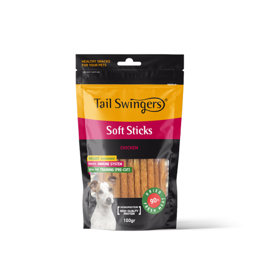 Λιχουδιές Σκύλου Κοτόπουλο Tailswingers SOFT STICKS 100gr