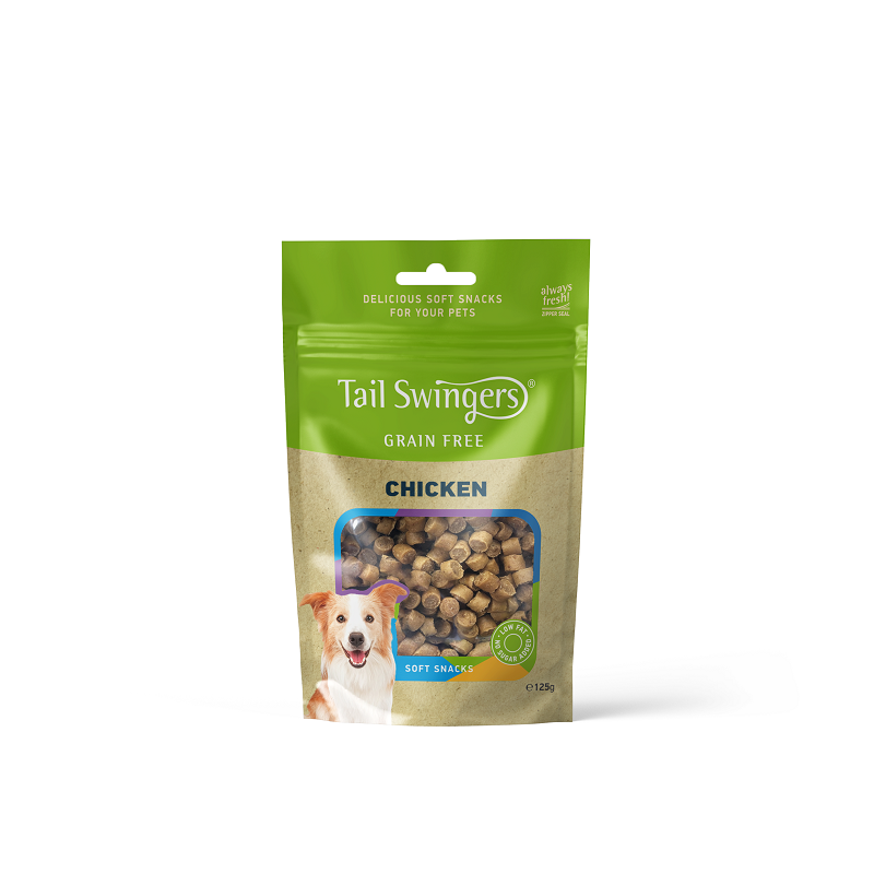 Λιχουδιές Σκύλου Tailswingers Grain Free Κοτόπουλο 125gr