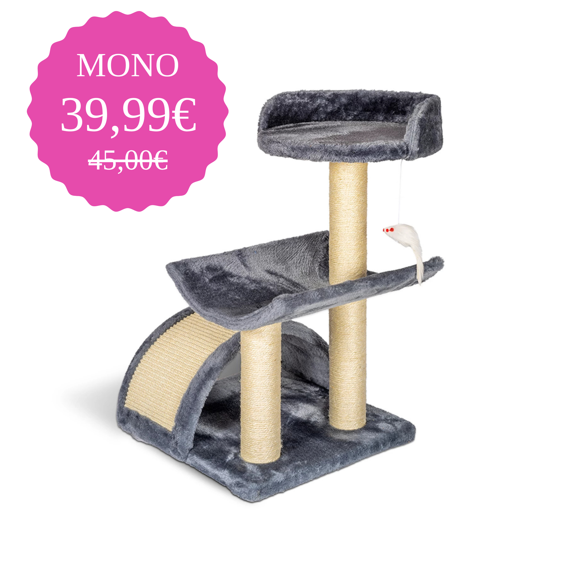 GLEE Ονυχοδρόμιο Thalia Σκούρο Γκρι 38x36x50cm - Dogful