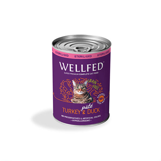Wellfed Cat για Στειρωμένες Γαλοπούλα και Πάπια