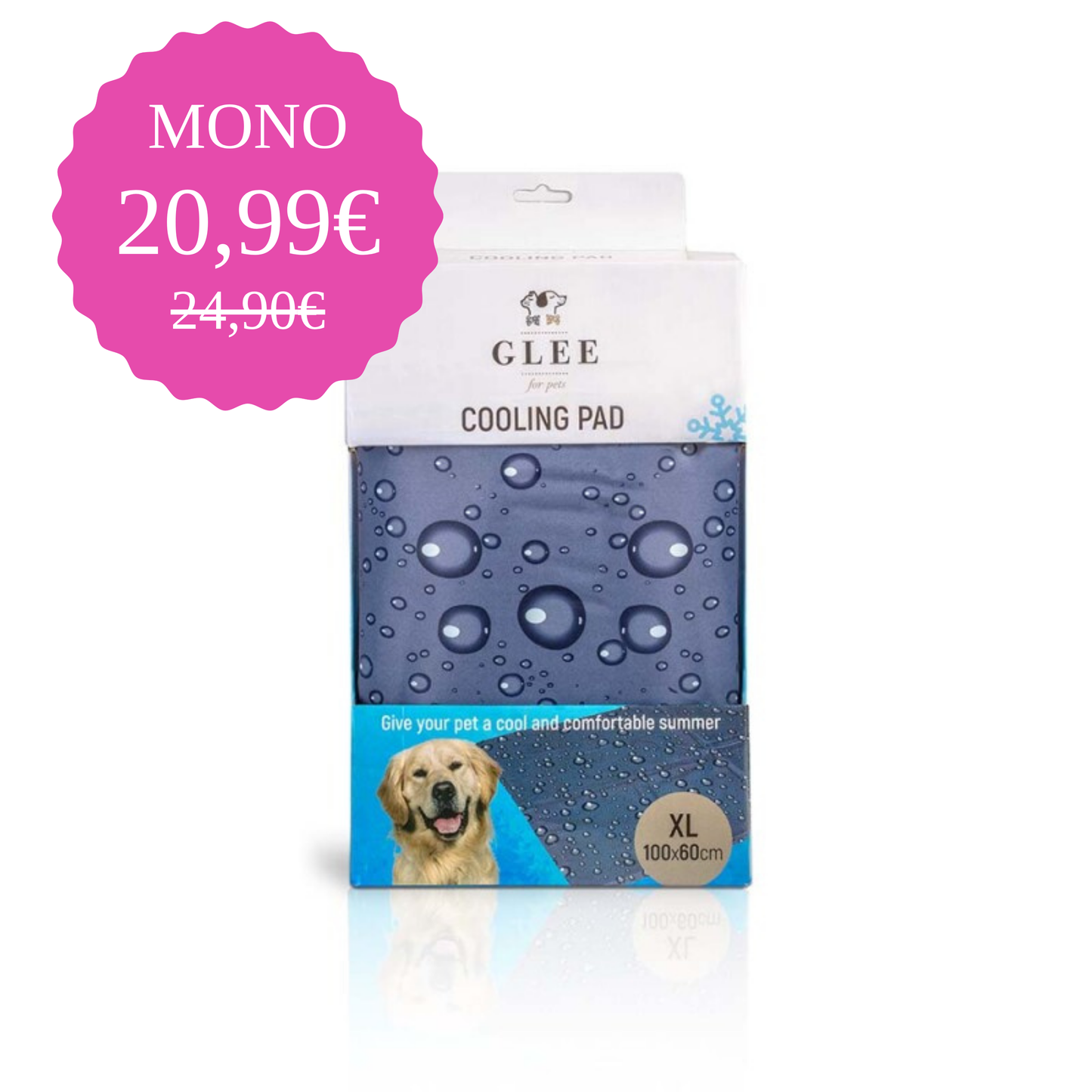 GLEE Στρωματάκι δροσιάς Γκρι