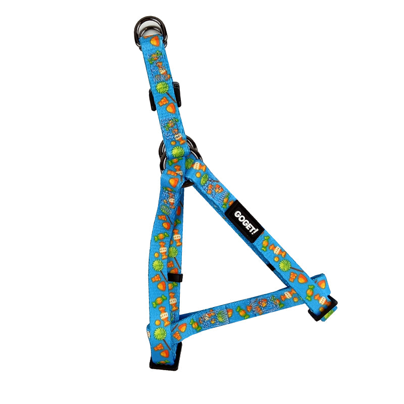 Σαμαράκι με Σχέδιο GO GET HARNESS "CANDIES & LOLLIPOPS" - Dogful