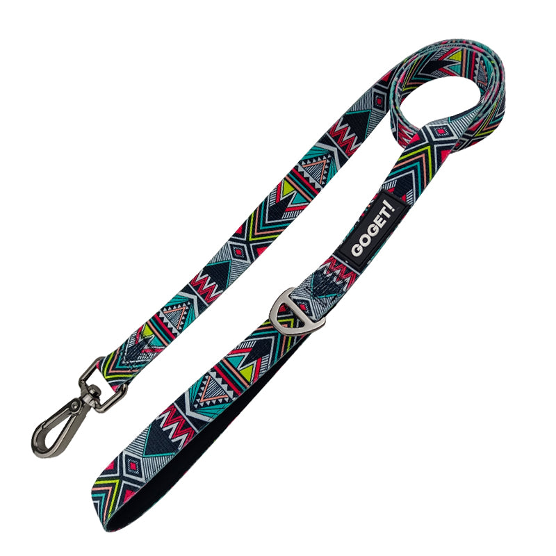 Λουρί GO GET LEASH NEOP/NE HANDLE "KALEIDOSCOPE" White
