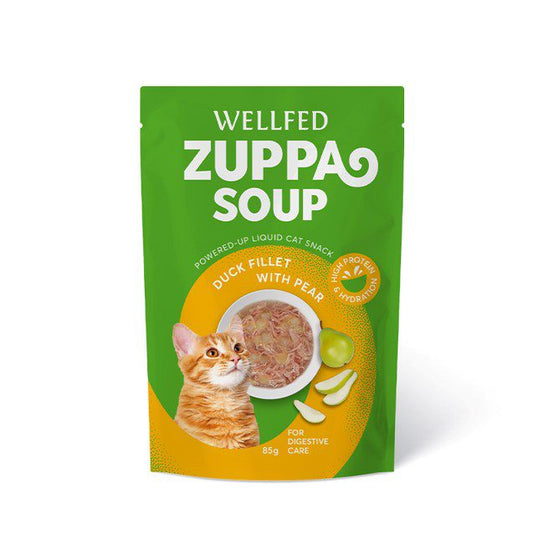 Σούπα Ενυδάτωσης WELLFED ZUPPA SOUP Πάπια & Αχλάδι 85gr