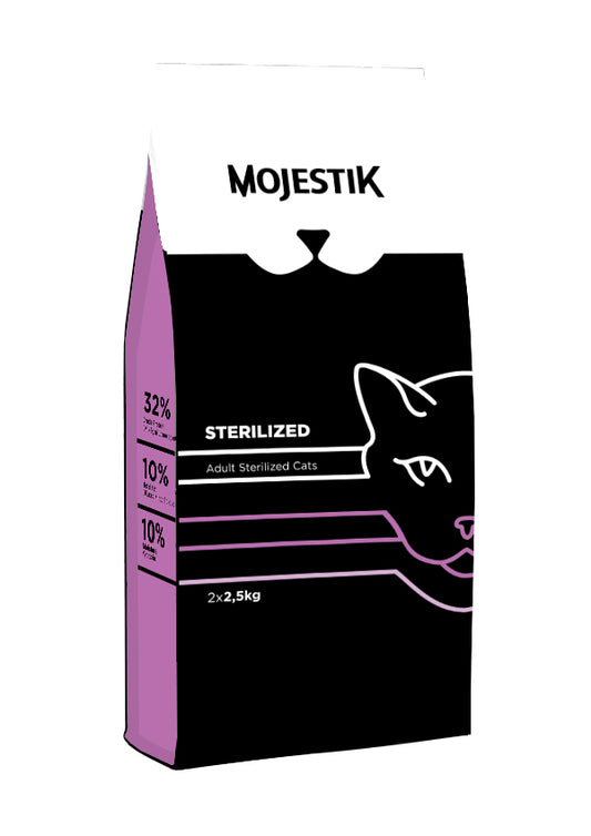 Mojestik STERILIZED Ενήλικες Στειρωμένες Γάτες 5kg