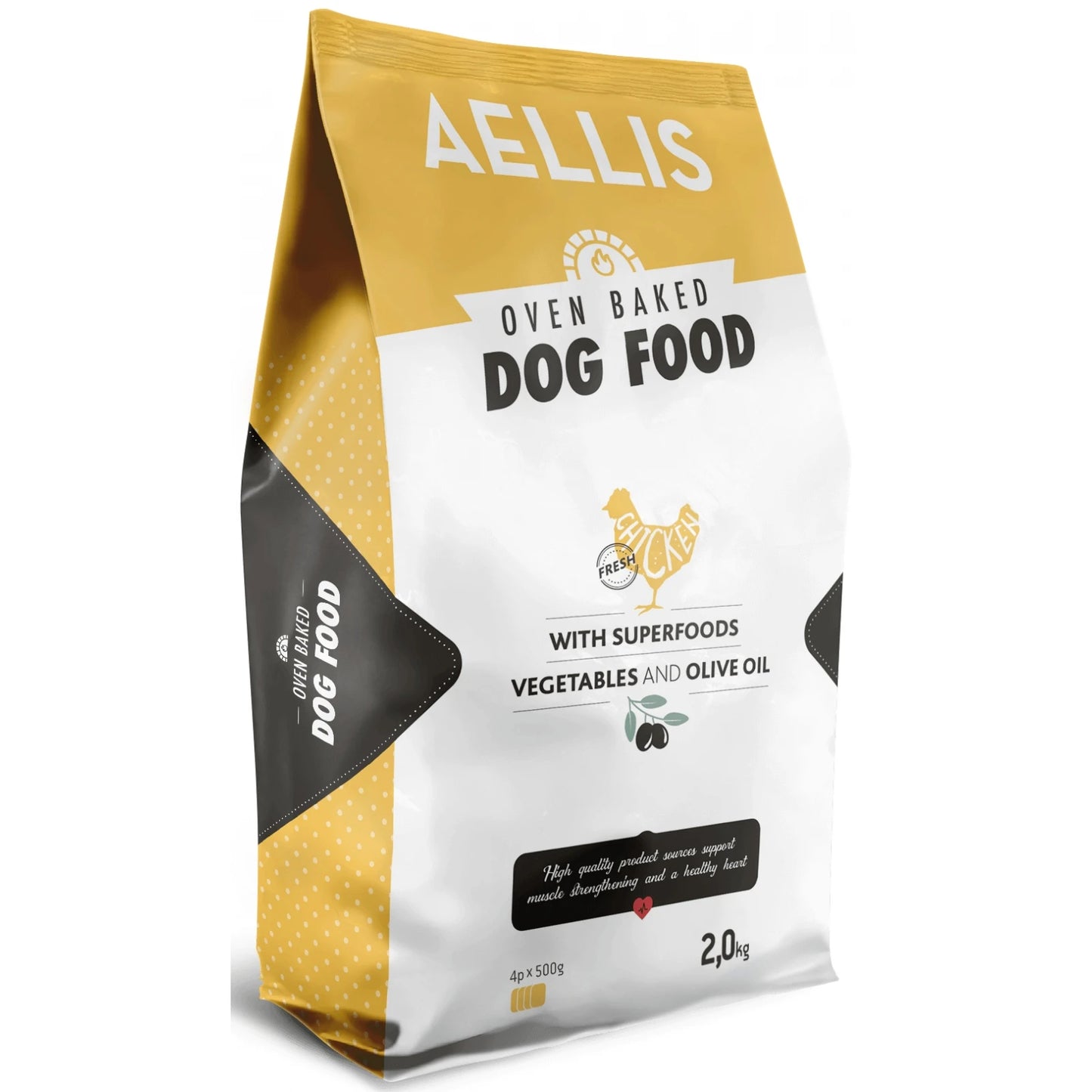 AELLIS Φουρνισμένη Τροφή Ενήλικου Σκύλου OVEN BAKED Φρέσκο Κοτόπουλο - Dogful