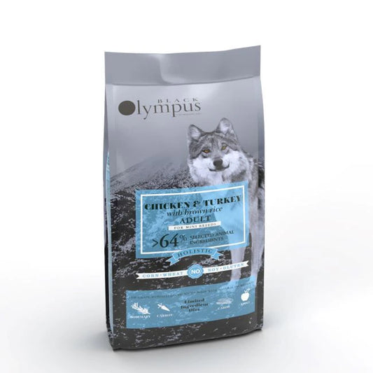 Black Olympus Low Grain για Ενήλικα mini με Κοτόπουλο και Γαλοπούλα 2kg